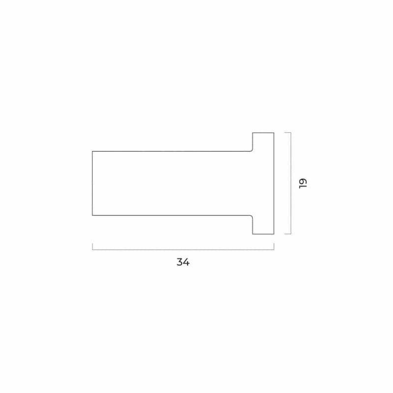 OLTENS Vernal Einzel-Handtuchhaken rund