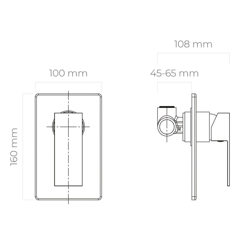 OLTENS Gota Unterputz-Duscharmatur für 1 Verbraucher