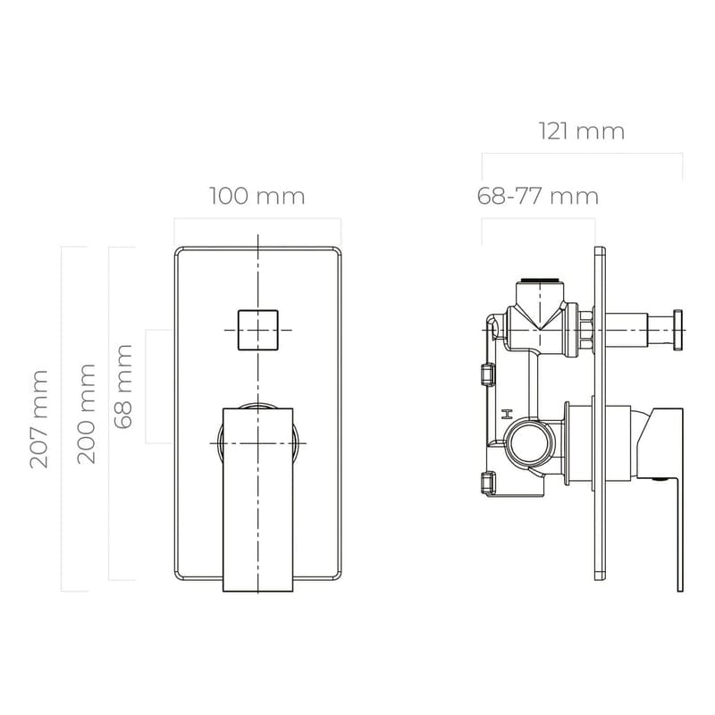 OLTENS Gota Unterputz-Wannen- und  Duscharmatur
