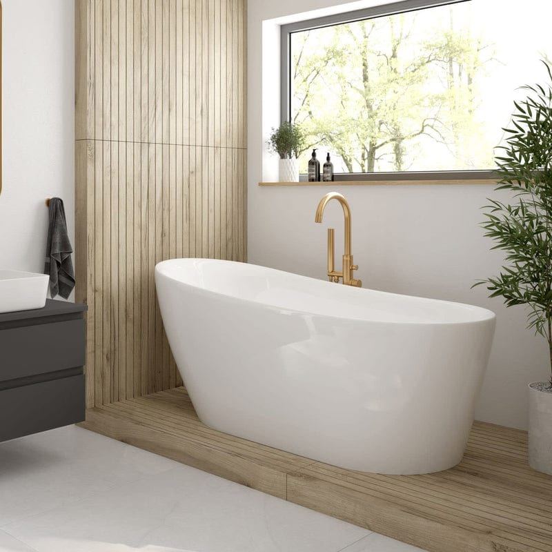 OLTENS Molle freistehende Wannen- und Duscharmatur