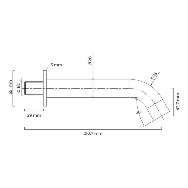 OLTENS Molle Wanneneinlauf