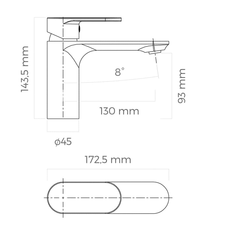 OLTENS Gulfoss Waschbecken-Einhebelmischer