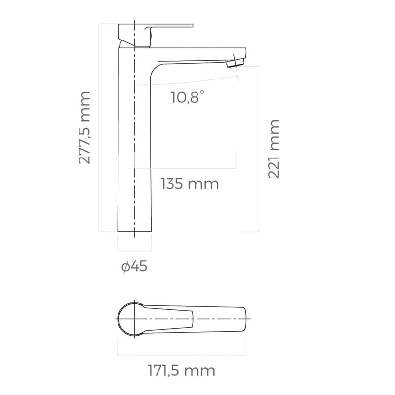 OLTENS Jog Waschbecken-Einhebelmischer, Höhe 27,8 cm