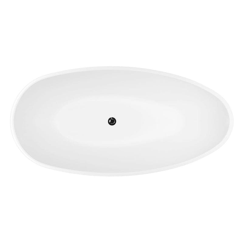 OLTENS Daven freistehende Badewanne oval 160 x 80 cm