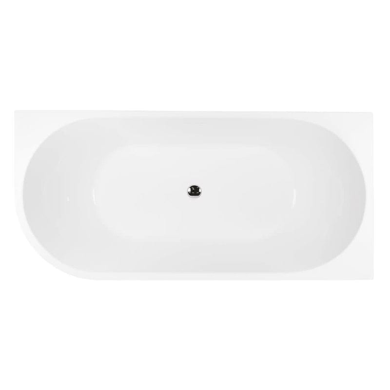 OLTENS Delva freistehende Badewanne mit Ecke rechts 150 x 75 cm