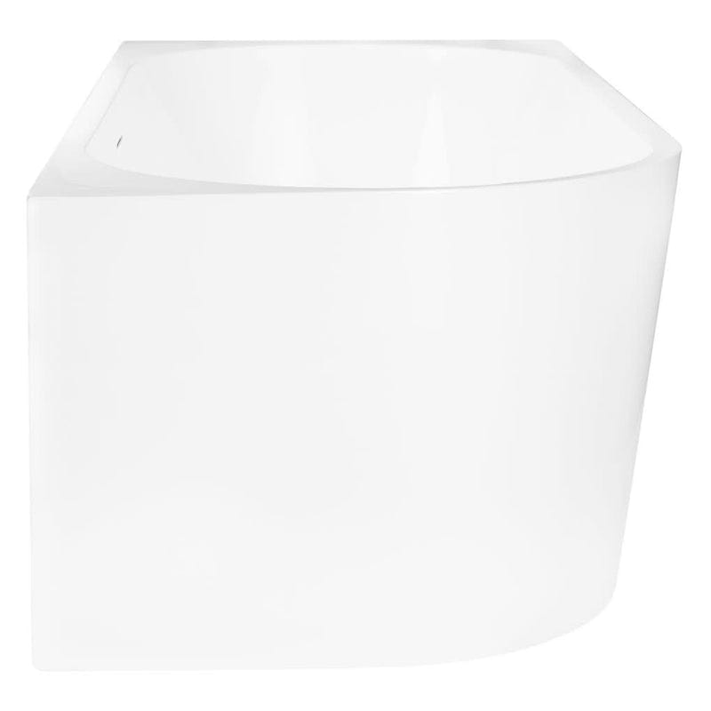 OLTENS Delva freistehende Badewanne mit Ecke rechts 150 x 75 cm