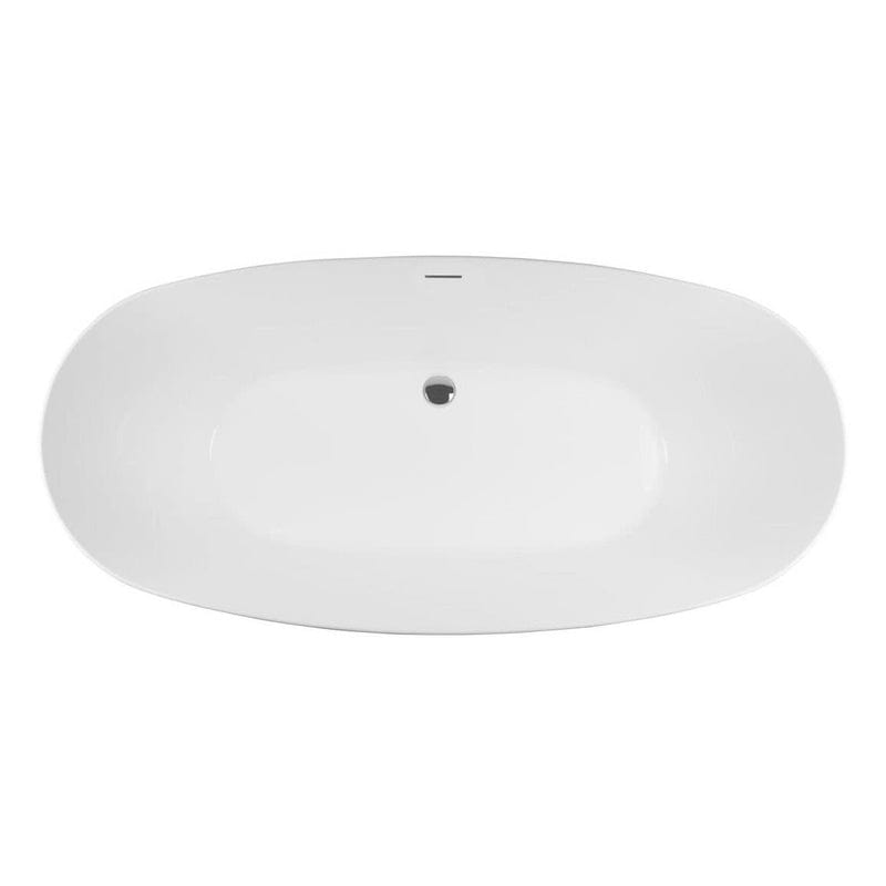 OLTENS Ebba freistehende Badewanne oval 170 x 80 cm