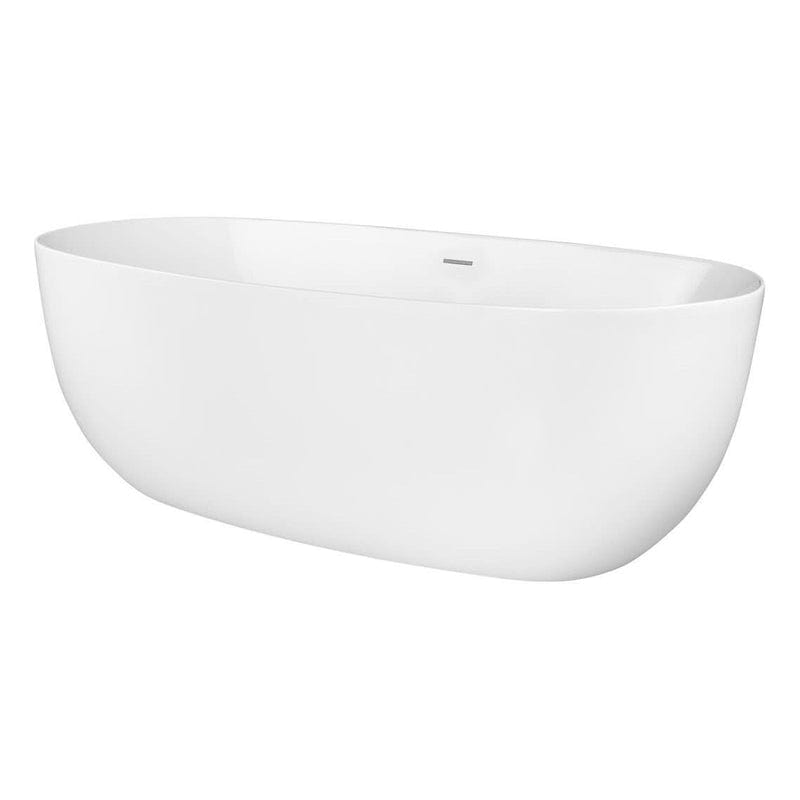 OLTENS Ebba freistehende Badewanne oval 170 x 80 cm