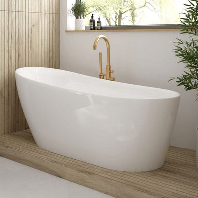 OLTENS Gocta freistehende Badewanne oval 160 x 75 cm