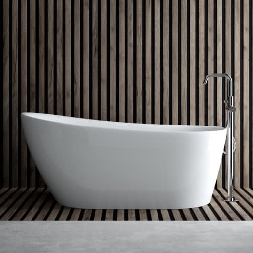 OLTENS Gocta freistehende Badewanne oval 160 x 75 cm