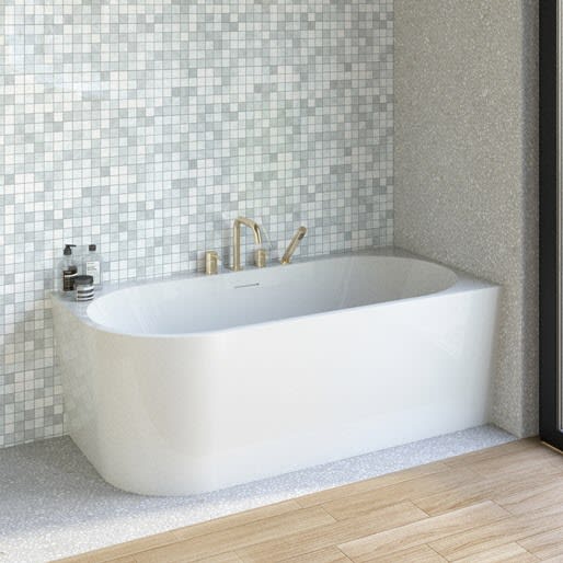 OLTENS Hulda freistehende Badewanne mit Ecke rechts 170 x 80 cm