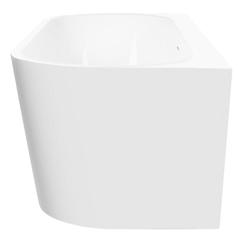 OLTENS Hulda wandmontierte Badewanne oval 170 x 80 cm