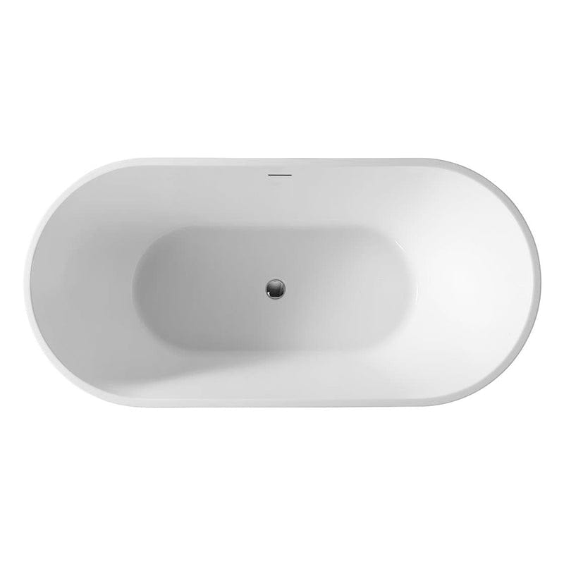 OLTENS Yrsa freistehende Badewanne oval 172 x 82 cm