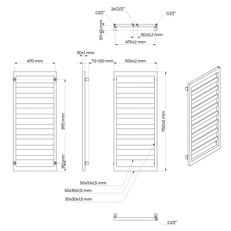 OLTENS Bank Badradiator