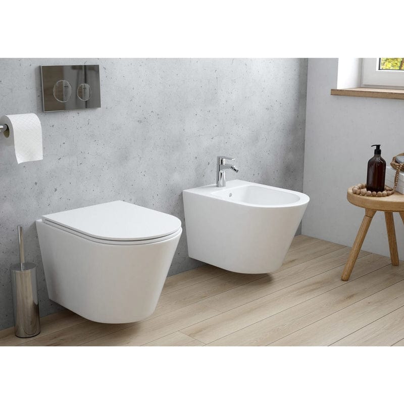 OLTENS Jog Wand-Bidet 36 x 52 cm, mit SmartClean