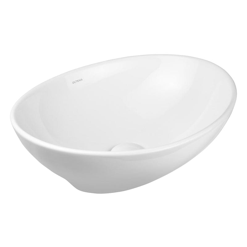 OLTENS Etne Aufsatzwaschbecken oval 40 x 33 cm