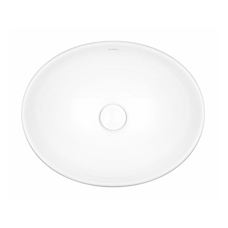 OLTENS Etne Aufsatzwaschbecken oval 40 x 33 cm