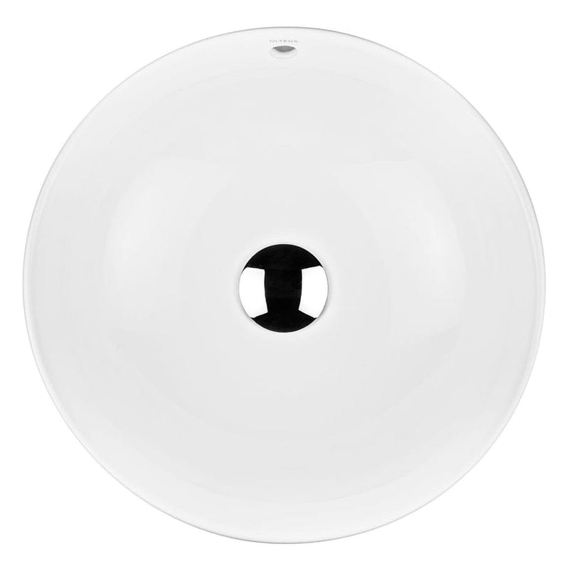 OLTENS Fana Aufsatzwaschbecken rund Ø 42 cm, mit SmartClean