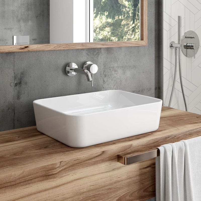 OLTENS Forde Aufsatzwaschbecken rechteckig 48 x 37 cm