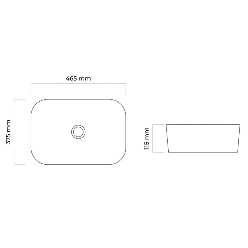 OLTENS Hamnes Aufsatzwaschbecken oval