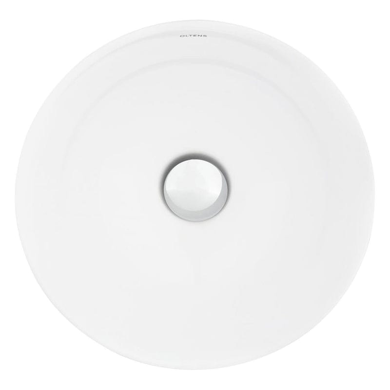 OLTENS Jagala Aufsatzwaschbecken rund Ø 32 cm, mit SmartClean