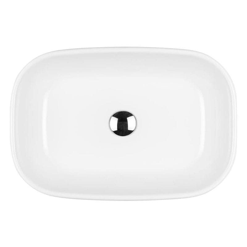 OLTENS Jurong Aufsatzwaschbecken oval 54 x 36 cm, mit SmartClean