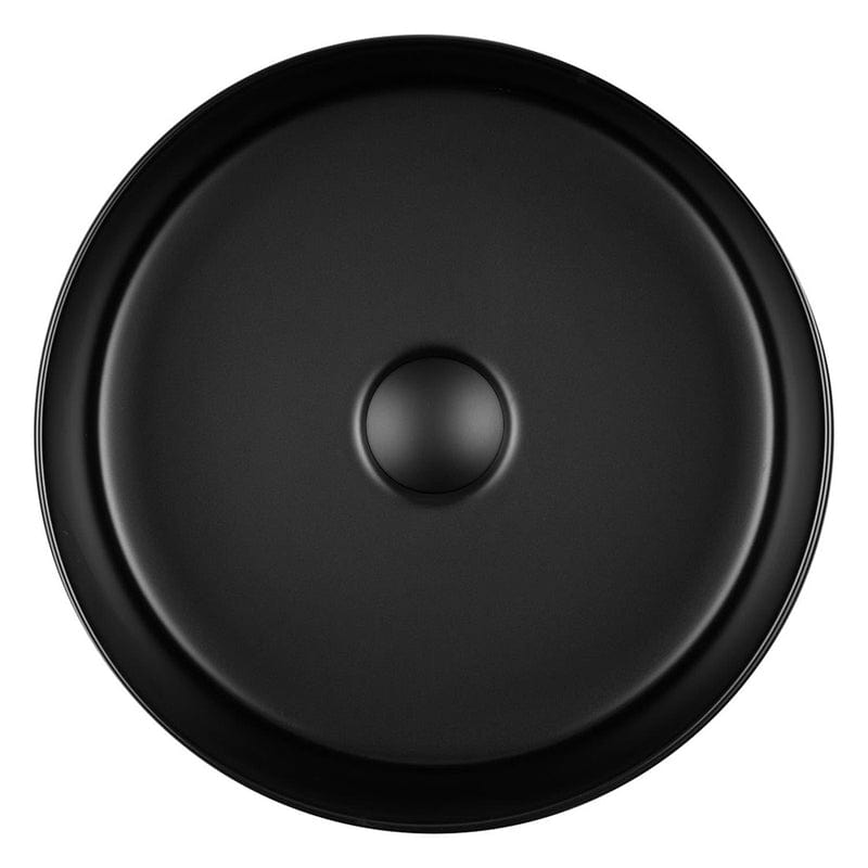 OLTENS Lagde Aufsatzwaschbecken rund Ø 35,5 cm, mit SmartClean