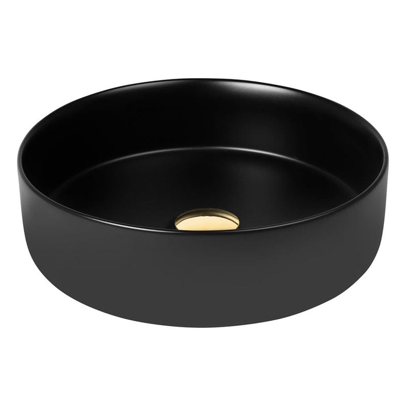 OLTENS Lagde Aufsatzwaschbecken rund Ø 35,5 cm, mit SmartClean