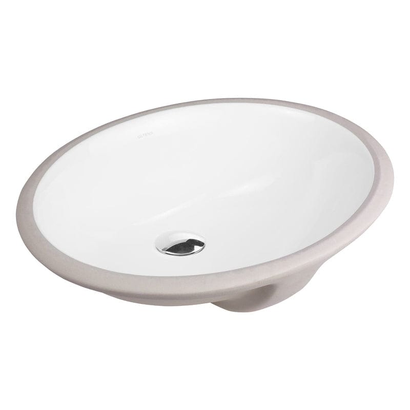 OLTENS Mana Unterbauwaschbecken oval 46 x 38 cm, mit SmartClean