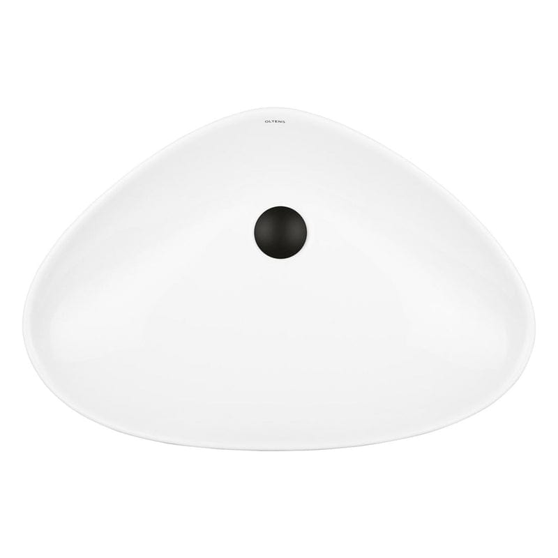 OLTENS Vala Aufsatzwaschbecken Sonderform 59 x 39 cm, mit SmartClean