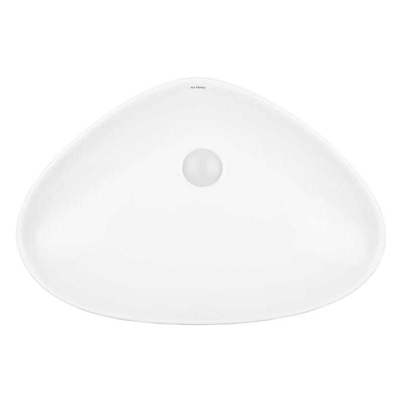 OLTENS Vala Aufsatzwaschbecken Sonderform 59 x 39 cm, mit SmartClean