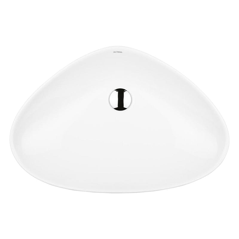 OLTENS Vala Aufsatzwaschbecken Sonderform 59 x 39 cm, mit SmartClean