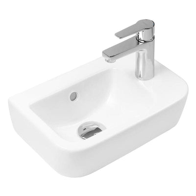 OLTENS Vernal Waschbecken 37 x 24,5 cm, Hahnloch rechts