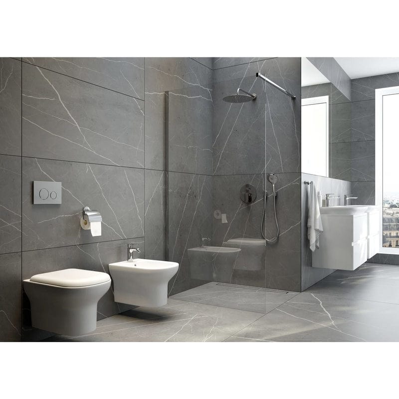 OLTENS Gulfoss Tiefspül-Wand-WC PureRim 36 x 50 cm, mit SmartClean