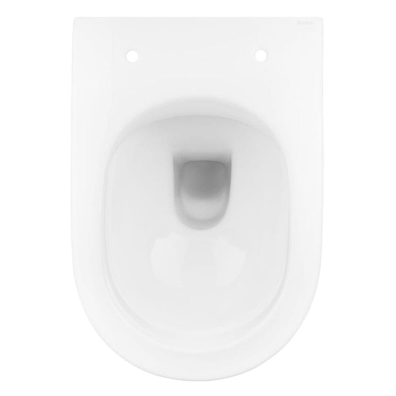 OLTENS Hamnes Kort Tiefspül-Wand-WC PureRim 37 x 49 cm, Set mit WC-Sitz, mit SmartClean