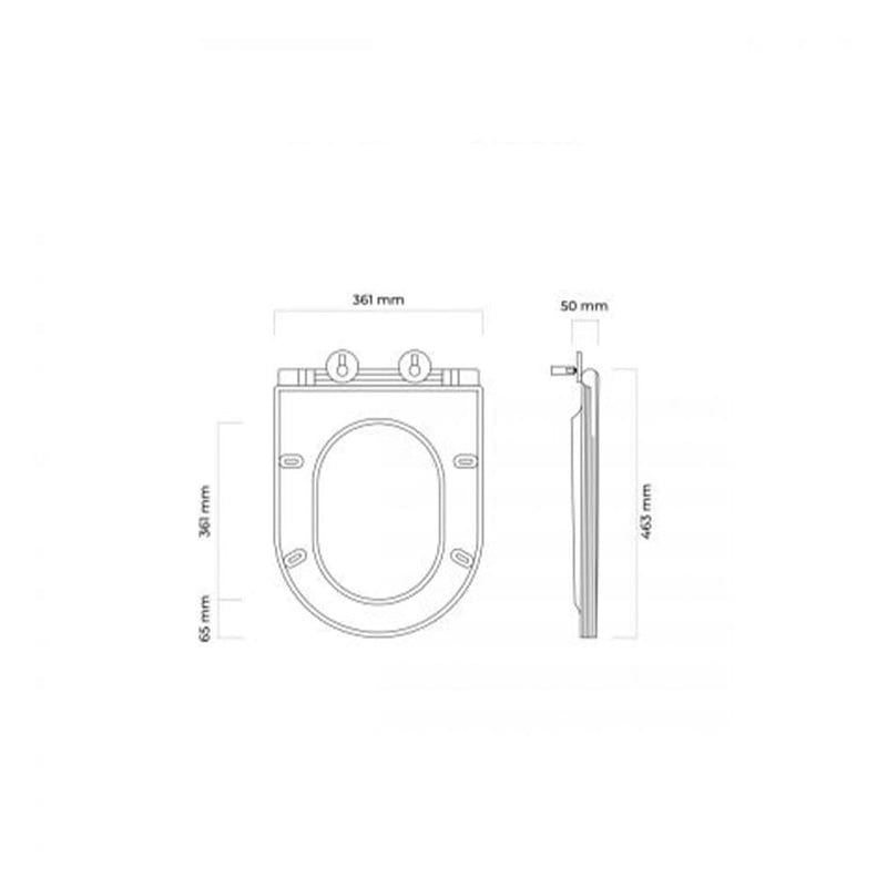 OLTENS Hamnes WC-Sitz mit Absenkautomatik