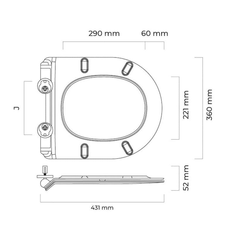 OLTENS Hamnes Slim WC-Sitz mit Absenkautomatik
