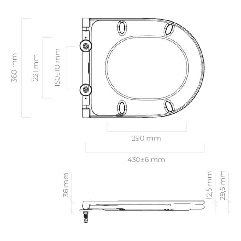 OLTENS Jog Slim WC-Sitz mit Absenkautomatik