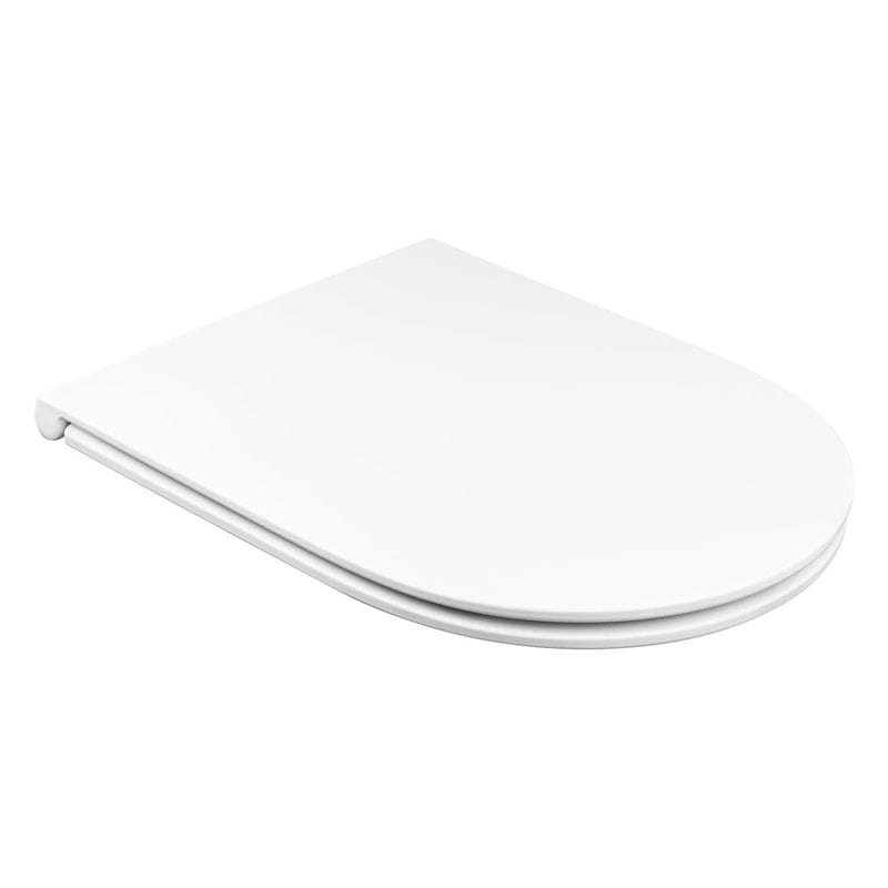 OLTENS Jog Tiefspül-Wand-WC PureRim 36 x 52 cm, Set mit Slim WC-Sitz