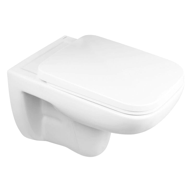 OLTENS Ribe Tiefspül-Wand-WC PureRim 35 x 53 cm, Set mit WC-Sitz