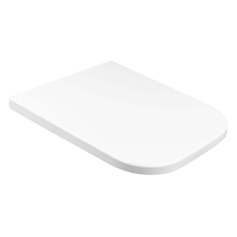 OLTENS Vernal Tiefspül-Wand-WC PureRim 34,5 x 50 cm, Set mit Slim WC-Sitz, mit SmartClean