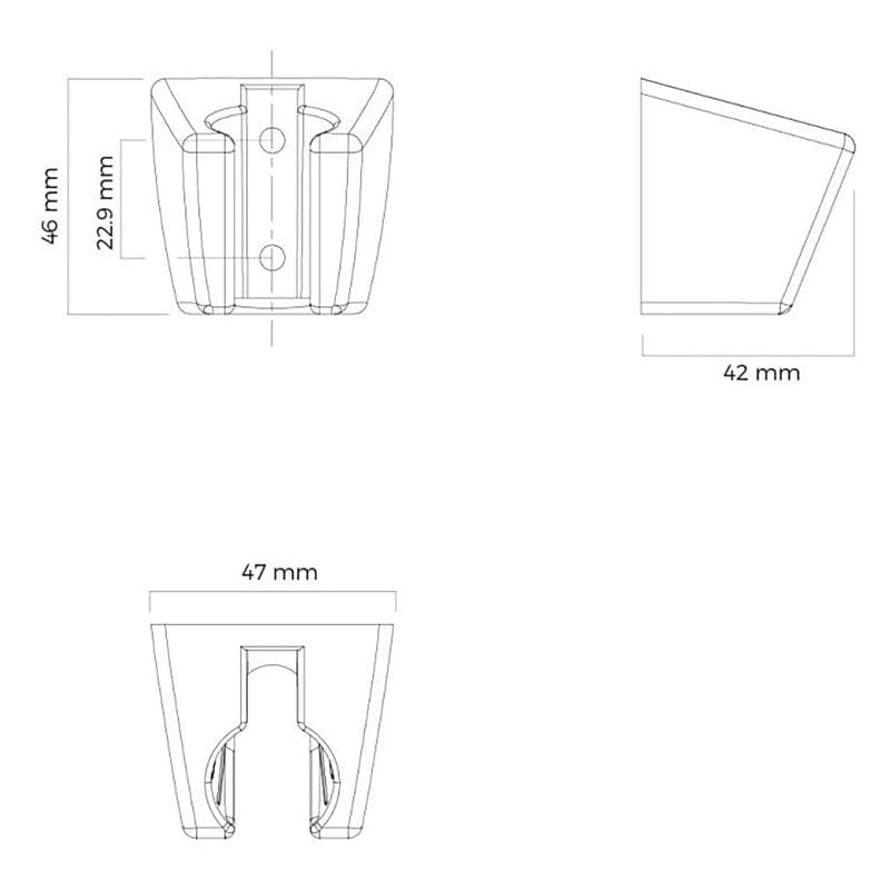 OLTENS Gide Brausehalterung verstellbar