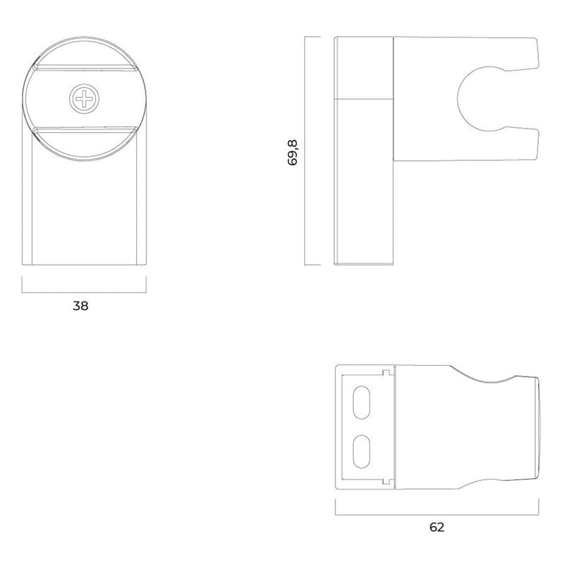 OLTENS Gide Brausehalterung verstellbar