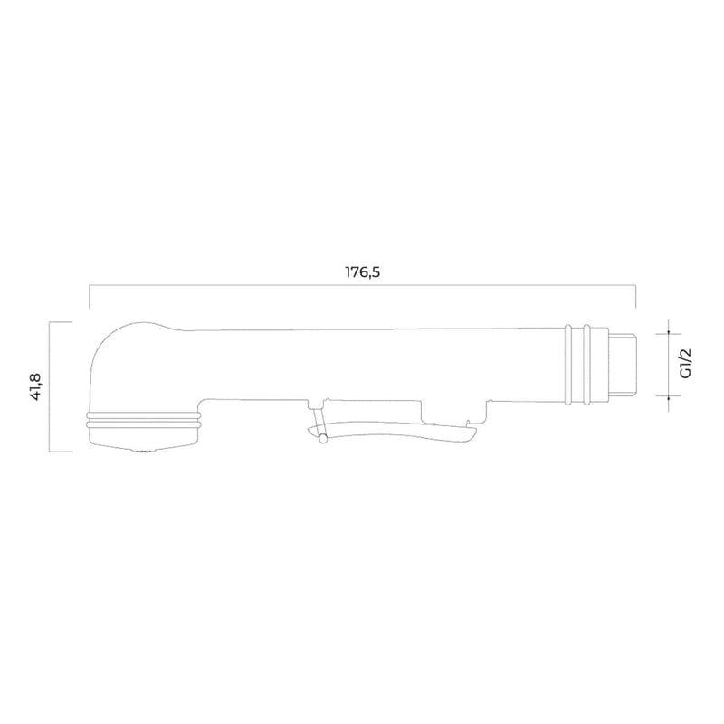 OLTENS Rhine Duschhandbrause für Waschbecken- oder Bidetmischer
