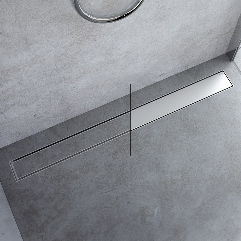 OLTENS Langan Duschrinne mit Flansch und 2 in 1 Abdeckung