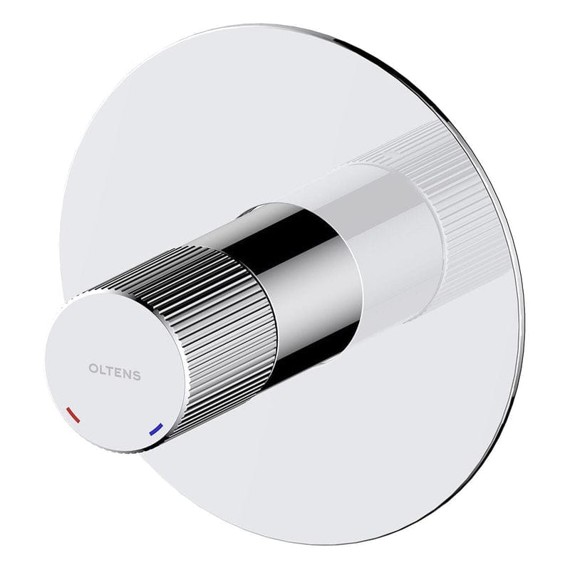 OLTENS Hamnes Duschsystem mit Unterputz-Armatur und Stabhandbrause rund