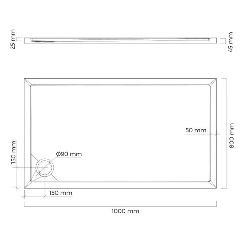 OLTENS Superior douchebak