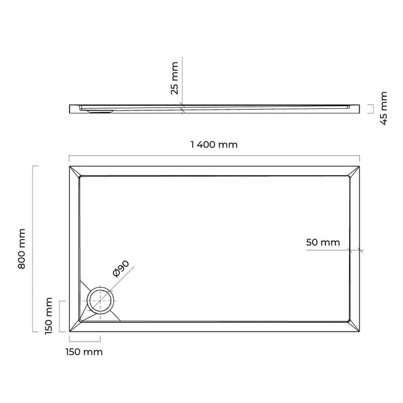 OLTENS Superior douchebak