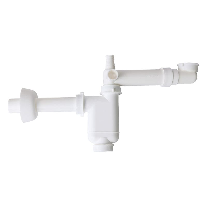 OLTENS Jens platzsparender Teleskop-Siphon für Waschbecken