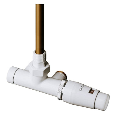 OLTENS Vamare Ventil Ein-Loch Heizkörper Thermostat-Set, Thermostatkopf rechts